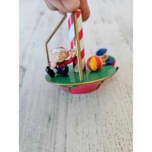 Noma merry go round ornament elf AS IS ornament Xmas tree